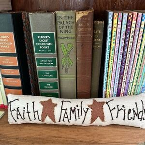 Faith Family Friends Decorative Pillow
